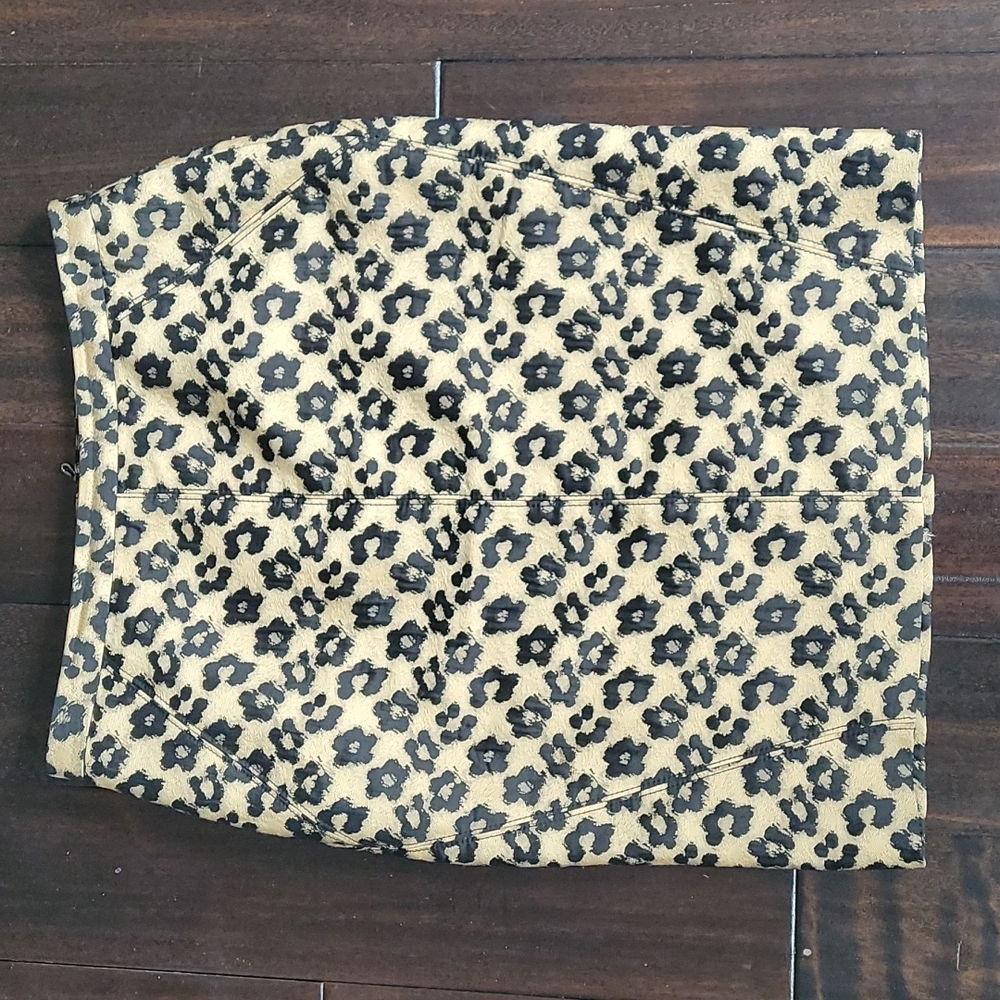 Animal Print Pencil Skirt